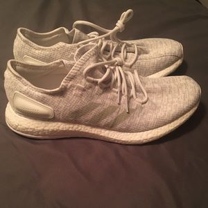 Brand New White Adidas Pure Boost Tennis Shoes